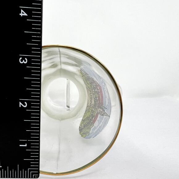 October Fest Liquor Beer Boot GLASS Cup Augsburg Pressed Clear Collect RARE VTG - Picture 4 of 12